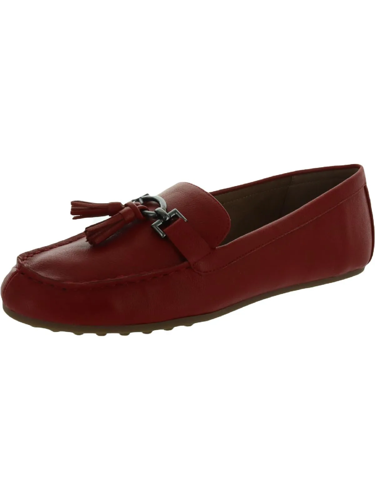 Deanna Womens Faux Leather Driving Moccasins Tassel Loafers