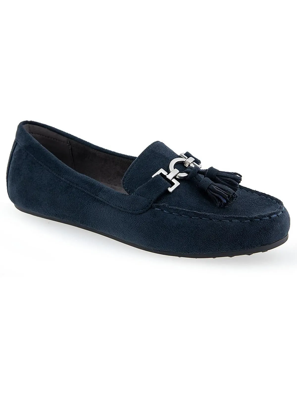 Deanna Womens Faux Leather Driving Moccasins Tassel Loafers