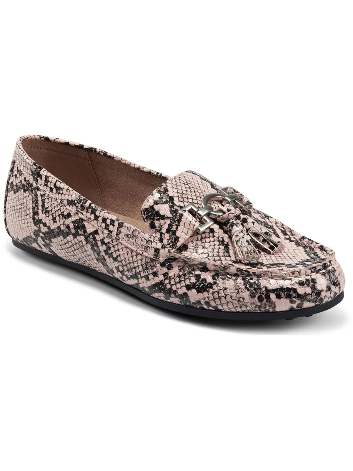 Deanna Womens Faux Leather Driving Moccasins Tassel Loafers