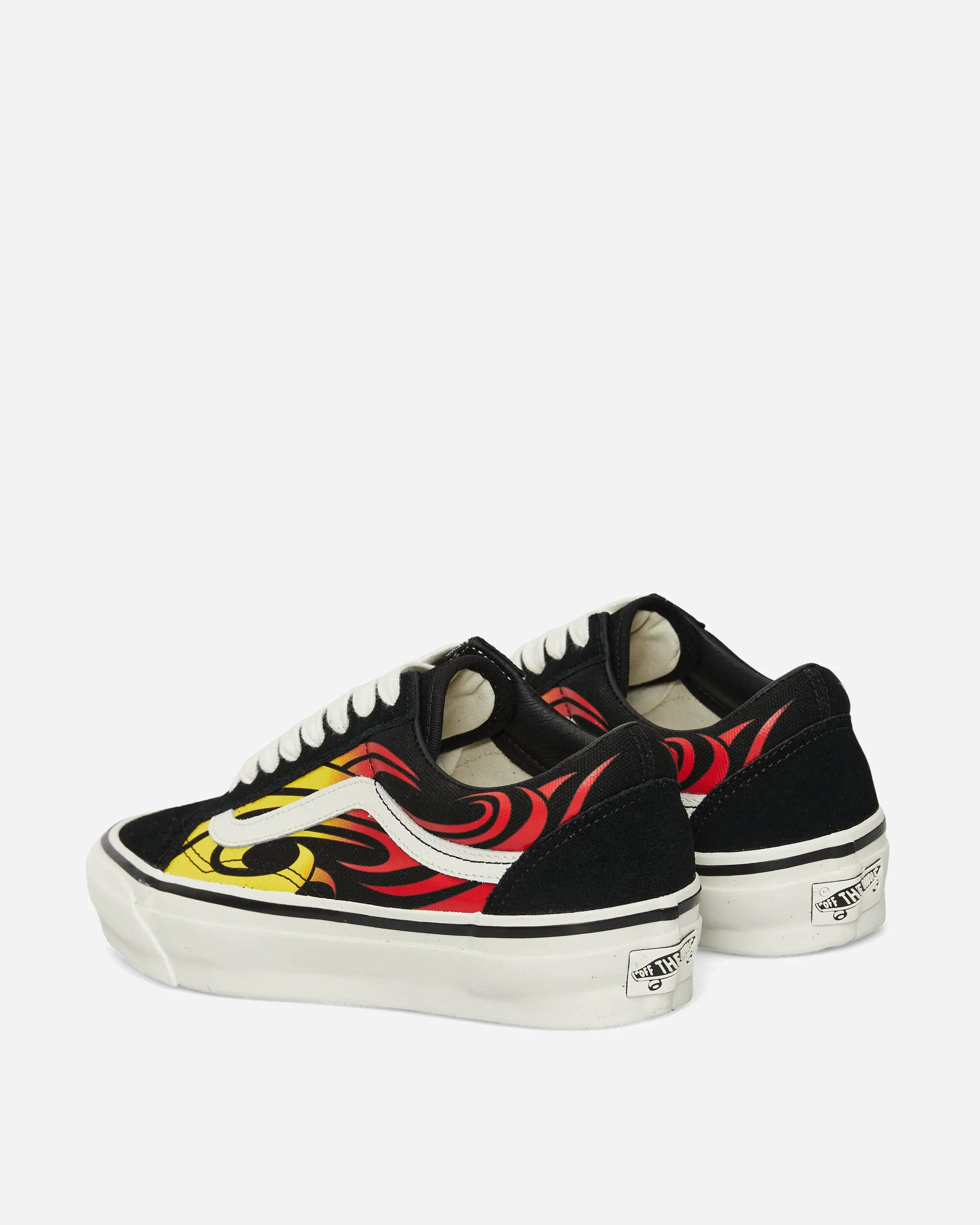 Premium Old Skool Y2K Flame Sneakers Black / White