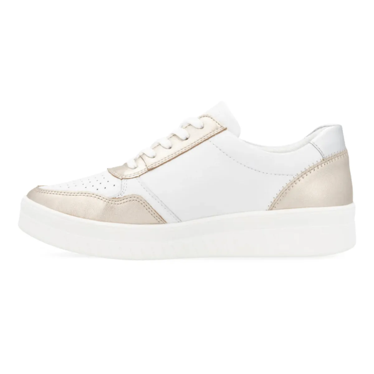Rieker Women's Kendra D0J05-81 Pale Gold/White/Silver