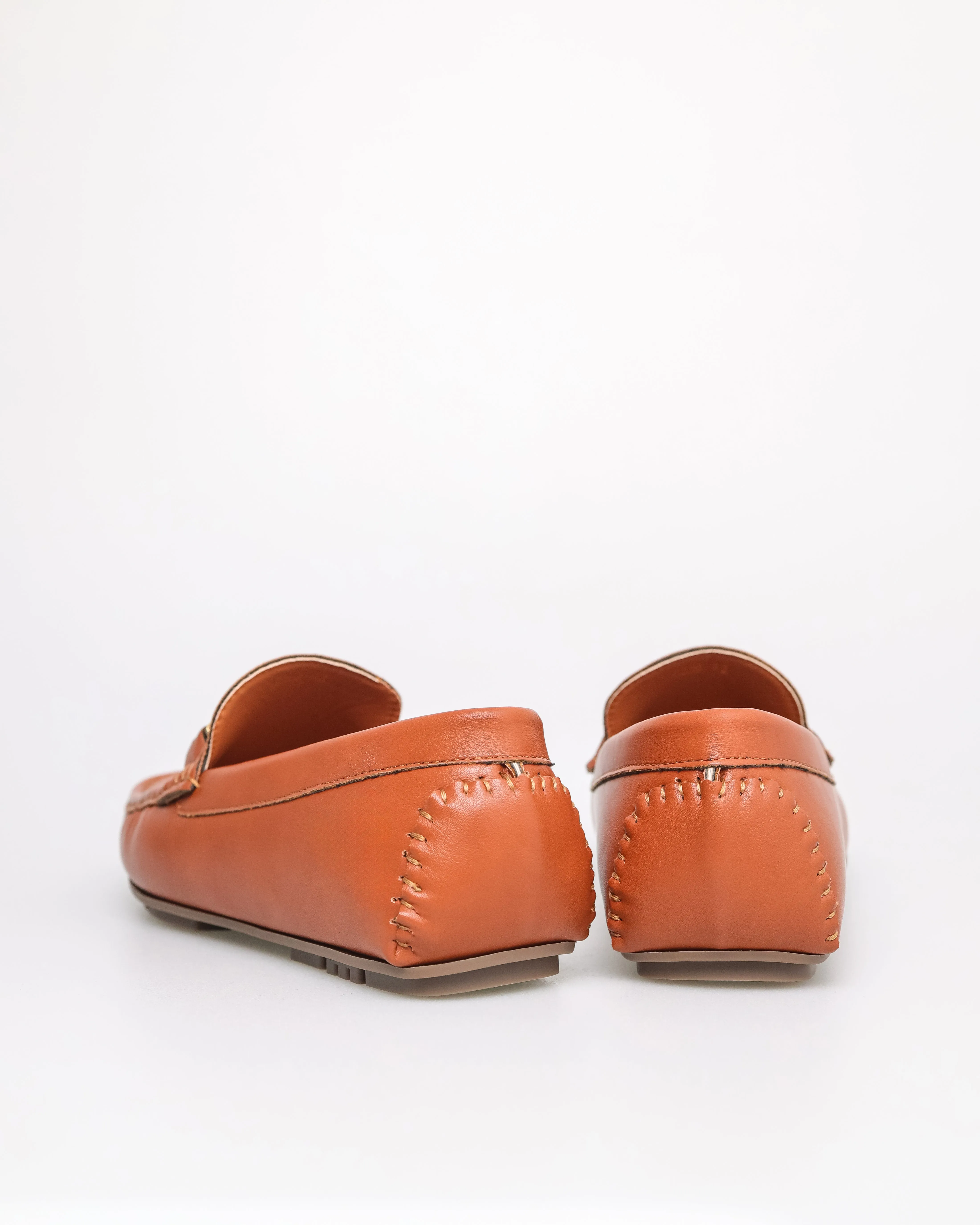 Tomaz C620 Men's Knit Accent Buckle Moccasins