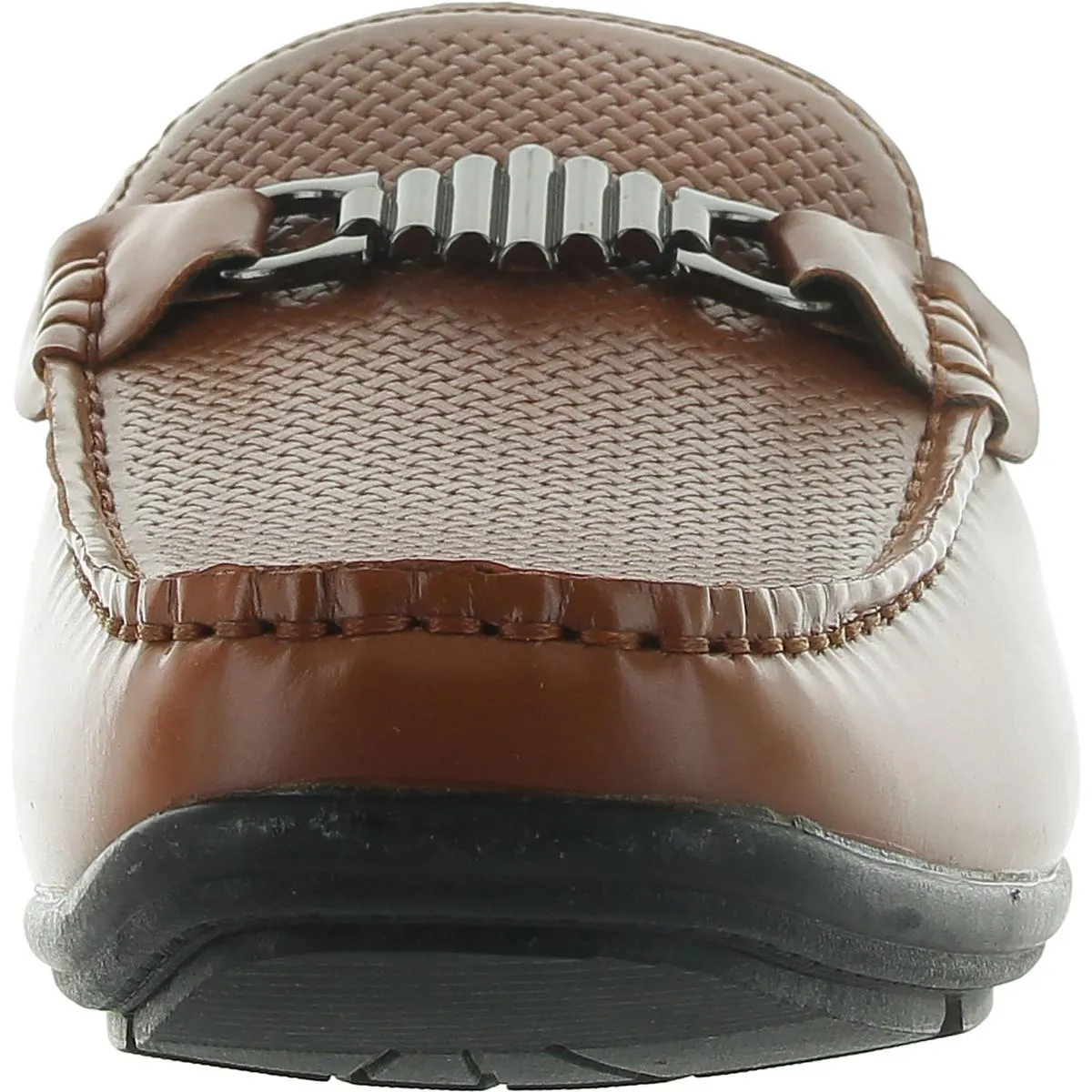 Tuloum Mens Faux Leather Bit Driving Moccasins