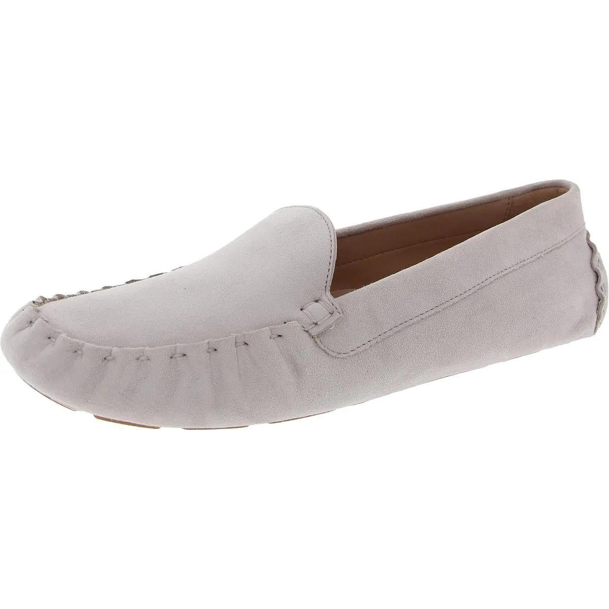 Womens Laceless Manmade Moccasins