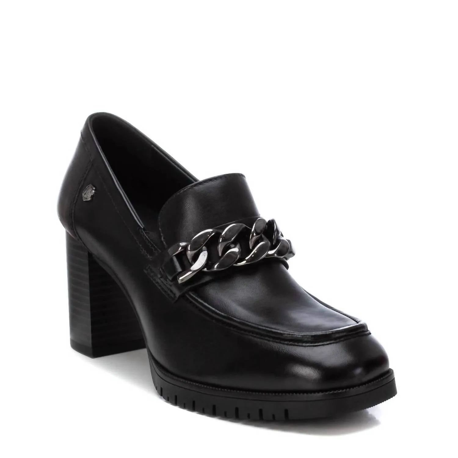 Women's Leather Moccasins In Black
